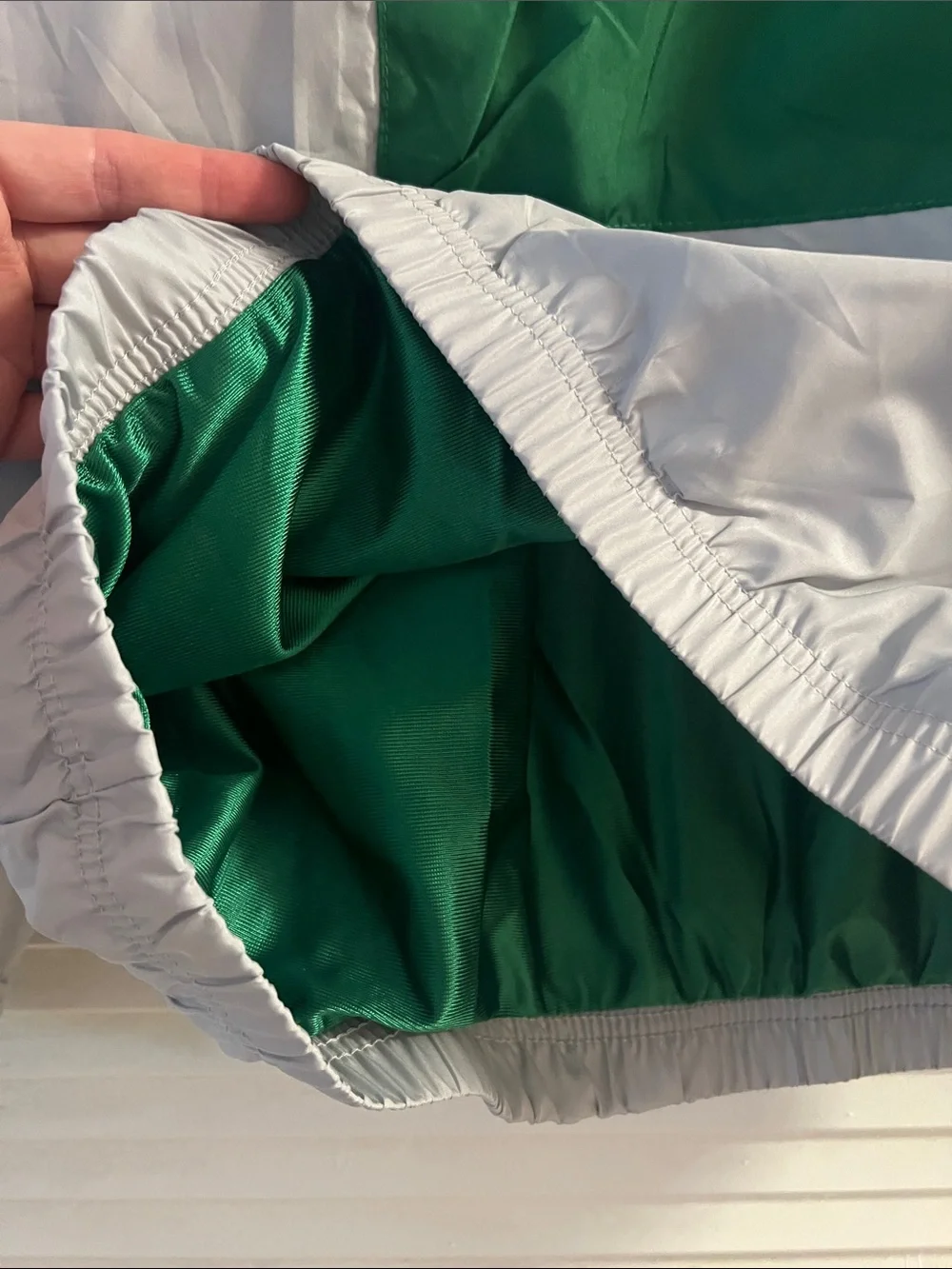 Philadelphia Eagles Green & White Pullover Windbreaker 🦅💚🏈